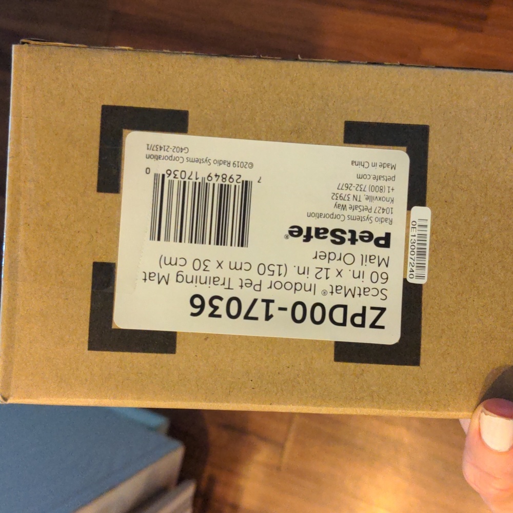 NIB PetSafe ScatMat Pet Training Mat 60" x 12"